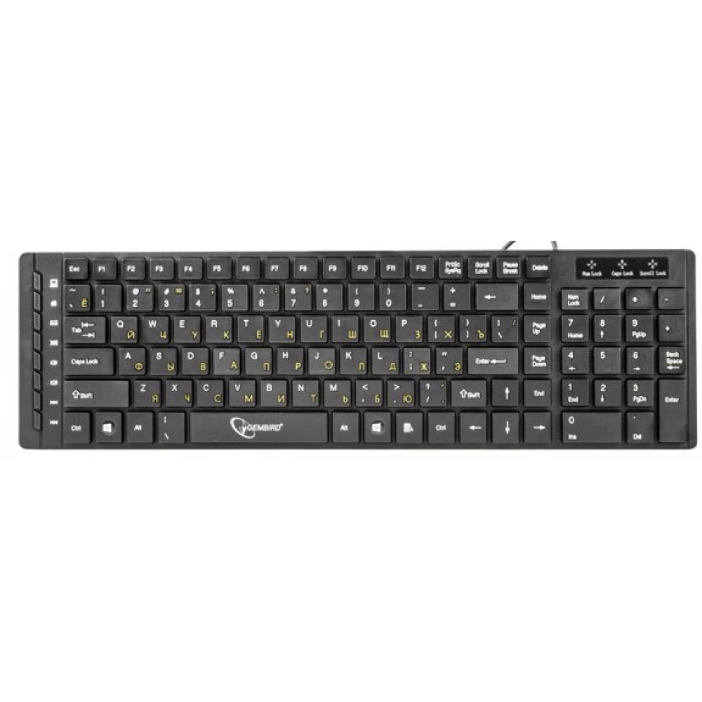 GEMBIRD KB-U-103 Orosz fekete