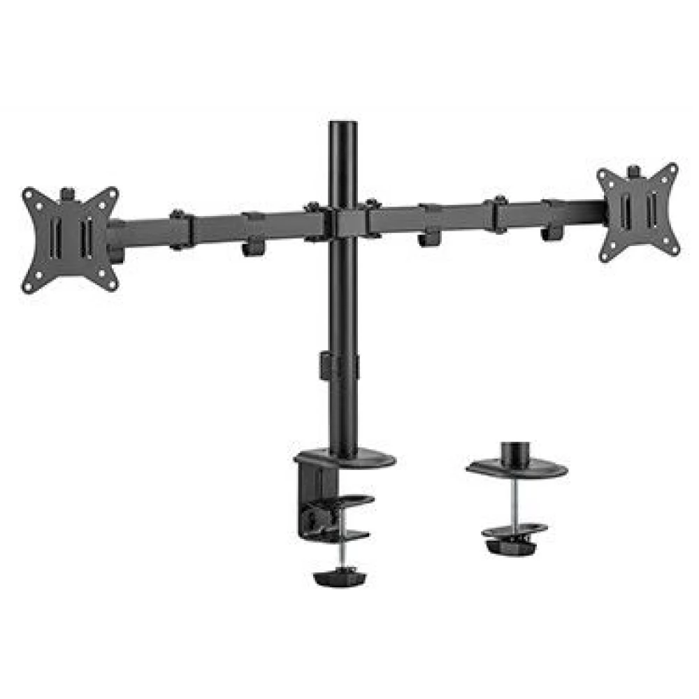 GEMBIRD MA-D2-01 Monitor állvány asztalra szerelhető dual 17"-32"