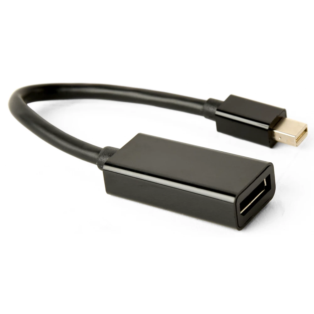GEMBIRD Mini DisplayPort 1.2/1.2a Átalakító Fekete 15cm A-mDPM-DPF4K-01