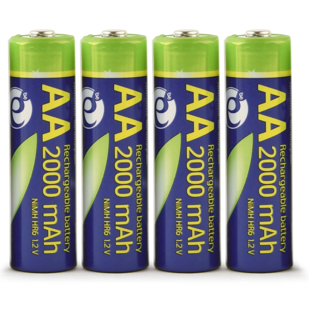 GEMBIRD Rechargeable Ni-MH ceruza akku (AA) 2000mAh 4db