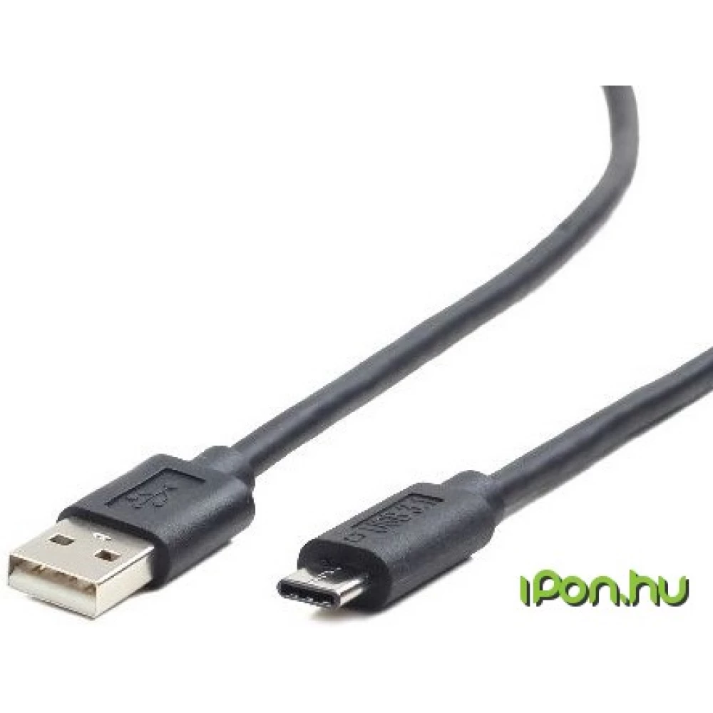 GEMBIRD USB 2.0 Type C Összekötő Fekete 3m CCP-USB2-AMCM-10