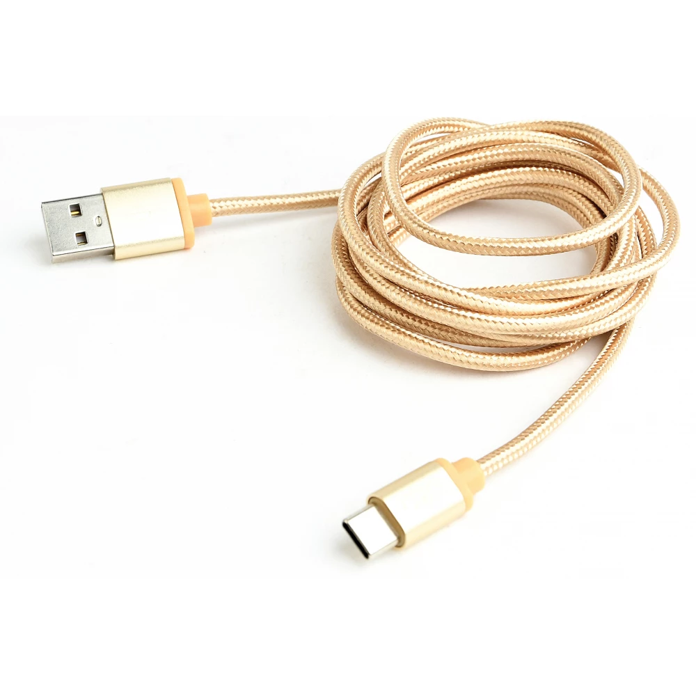 GEMBIRD USB 2.0 Type C Átalakító Arany 1.8m CCB-mUSB2B-AMCM-6-G