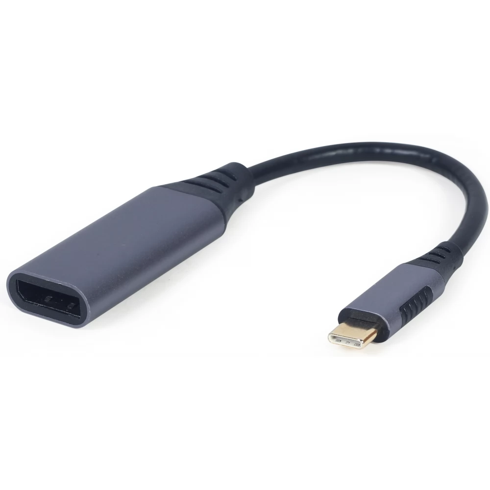 GEMBIRD USB 3.0 Type C DisplayPort Átalakító Fekete 15cm A-USB3C-DPF-01