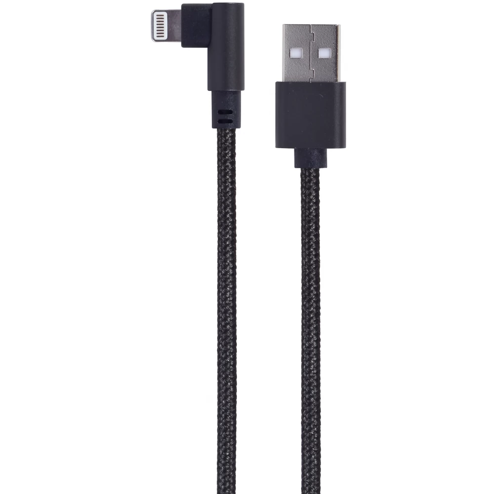 GEMBIRD USB Lightning Töltő/adat Fekete 20cm CC-USB2-AMLML-0.2M