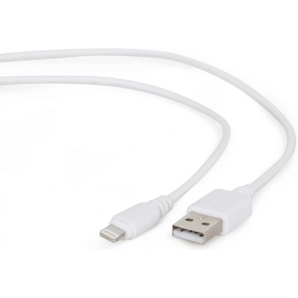GEMBIRD USB Lightning Töltő/adatkábel Fehér 1m CC-USB2-AMLM-W-1M