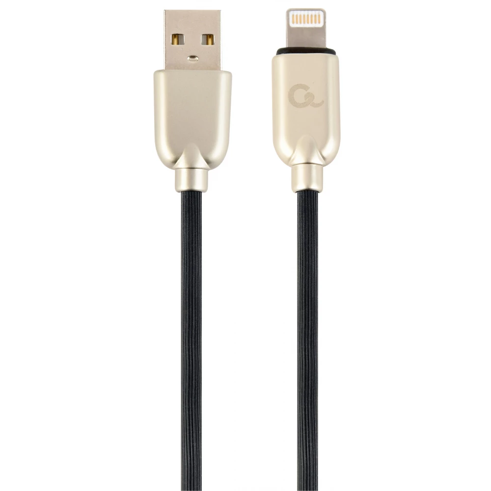 GEMBIRD USB Lightning Töltő/adatkábel Fekete 2m CC-USB2R-AMLM-2M