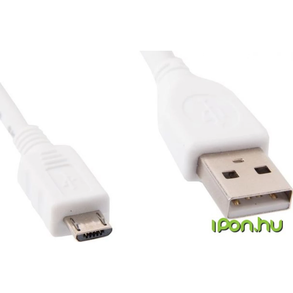 GEMBIRD USB Micro USB Átalakító Fehér 1m CCP-MUSB2-AMBM-W-1M