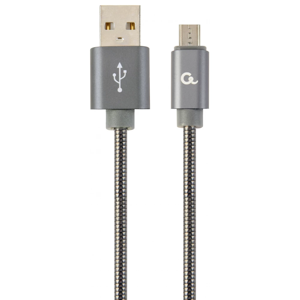 GEMBIRD USB Micro USB Átalakító Szürke 1m CC-USB2S-AMmBM-1M-BG