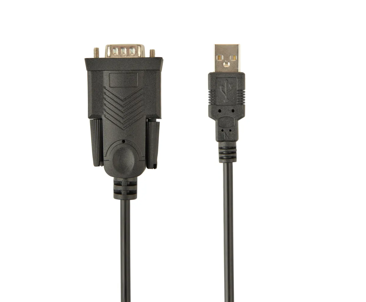GEMBIRD USB Soros Átalakító Fekete 1.8m UAS-DB9M-02 X100 100db