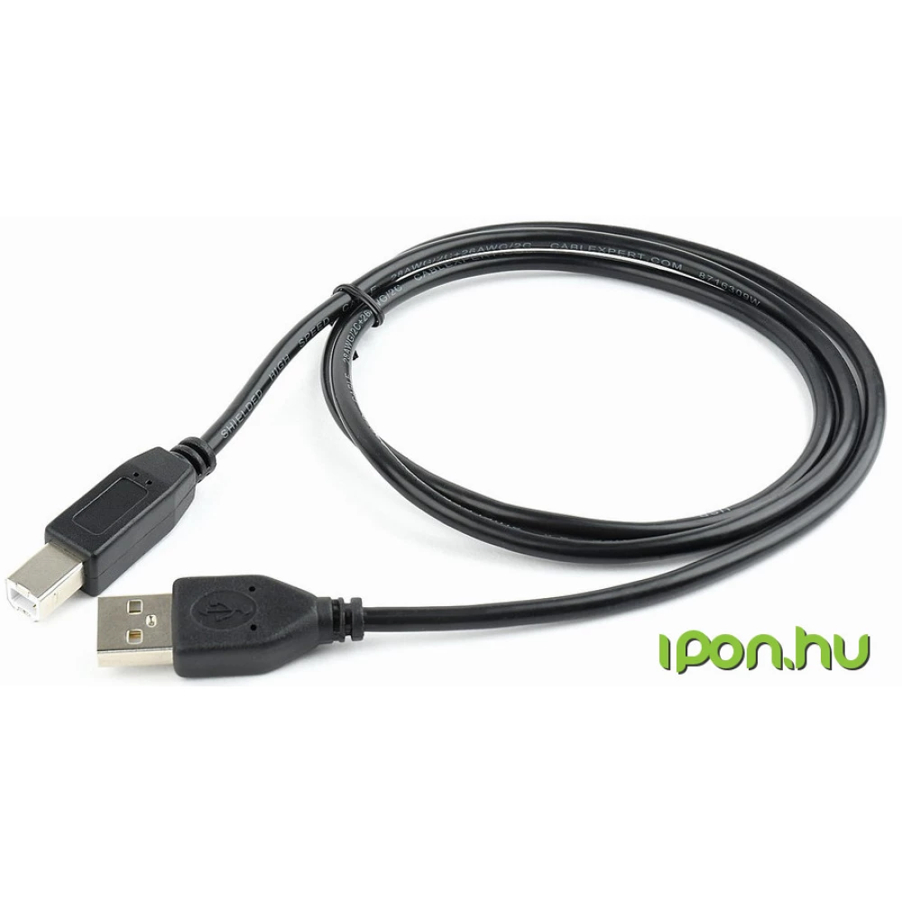 GEMBIRD USB Összekötő Fekete 1m CCP-USB2-AMBM-1M
