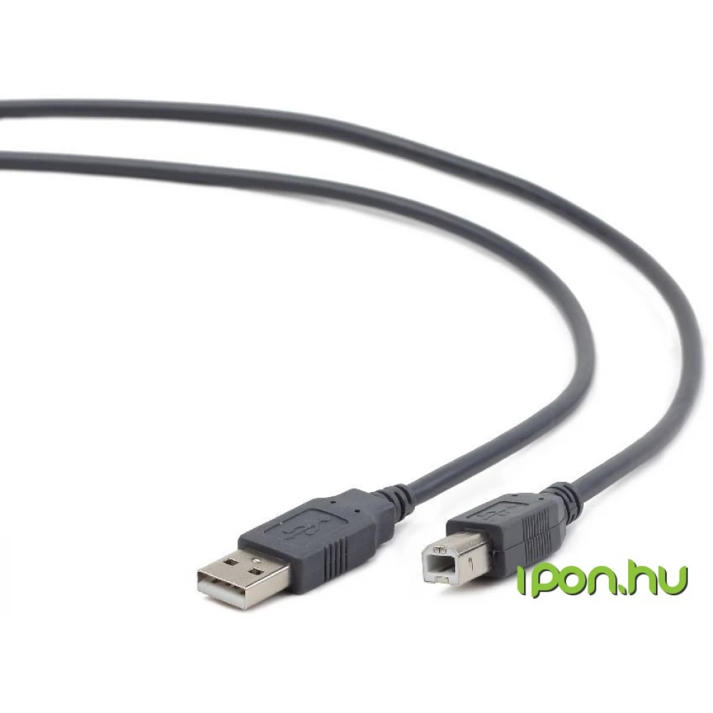 GEMBIRD USB Összekötő Szürke 1.8m CCP-USB2-AMBM-6G