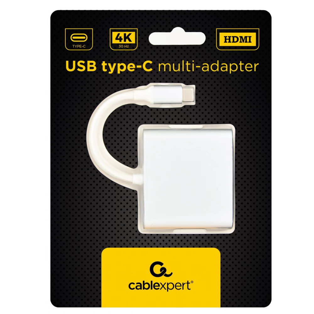 GEMBIRD USB type-C multi-adapter ezüst