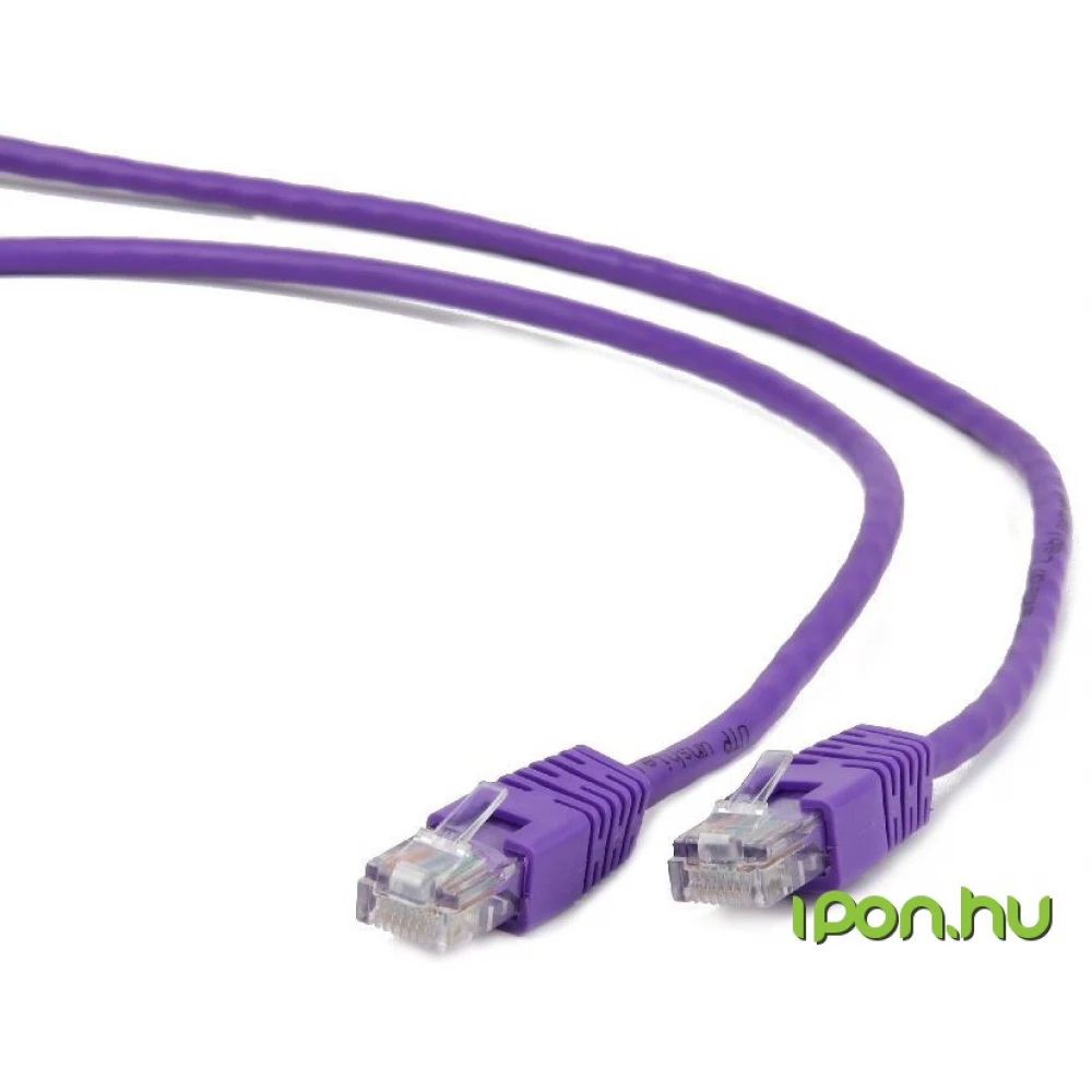 GEMBIRD UTP Összekötő Lila 25cm PP12-0.25M/V
