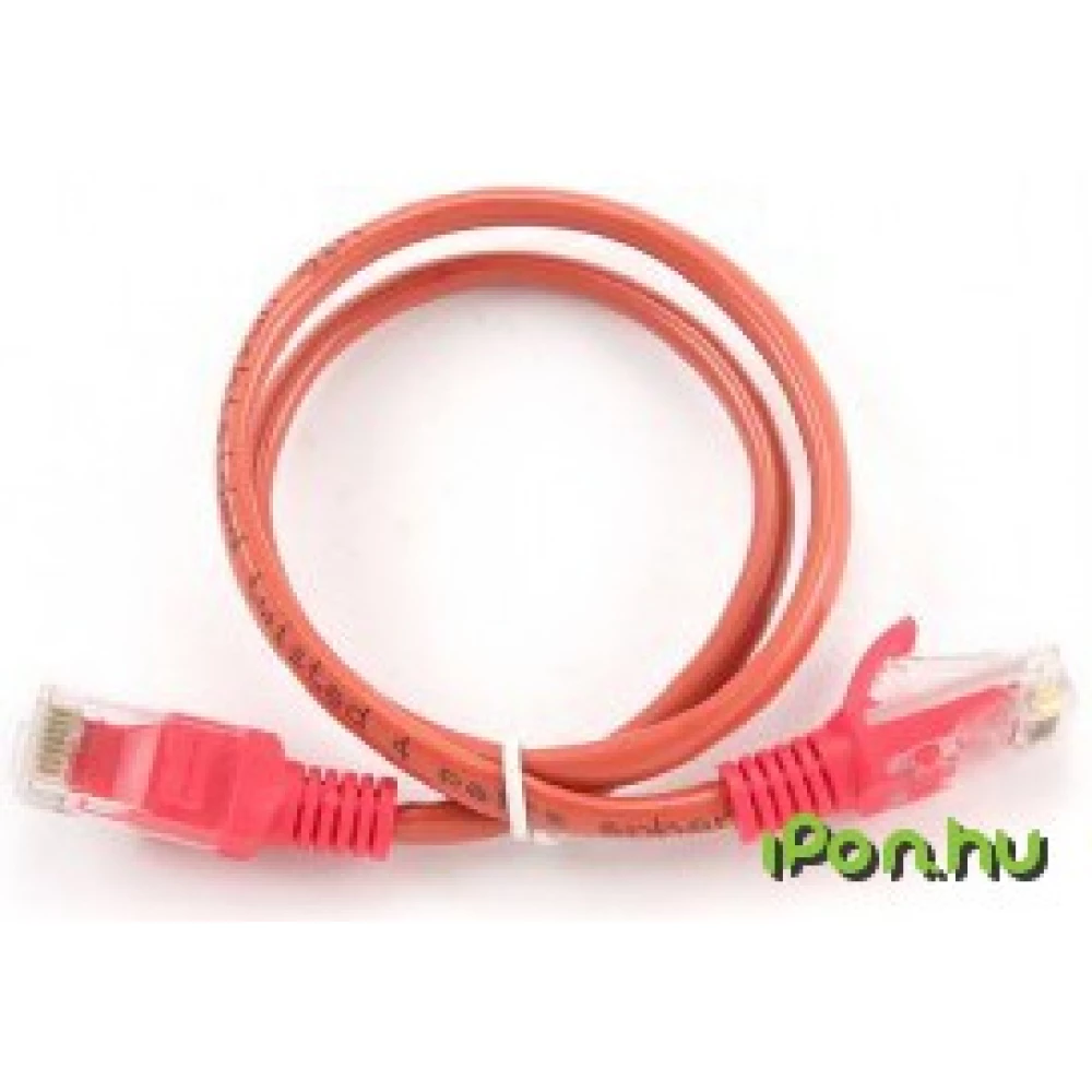 GEMBIRD UTP Összekötő Piros 25cm PP12-0.25M/R
