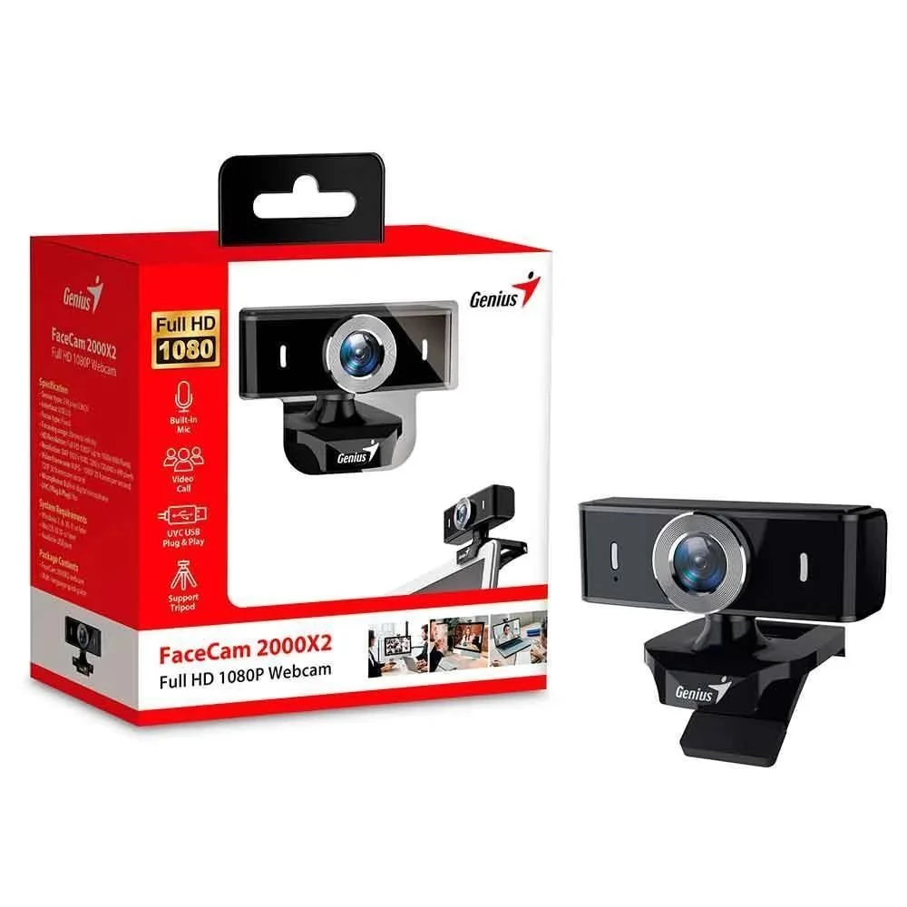 GENIUS FaceCam 2000X2 Webkamera fekete