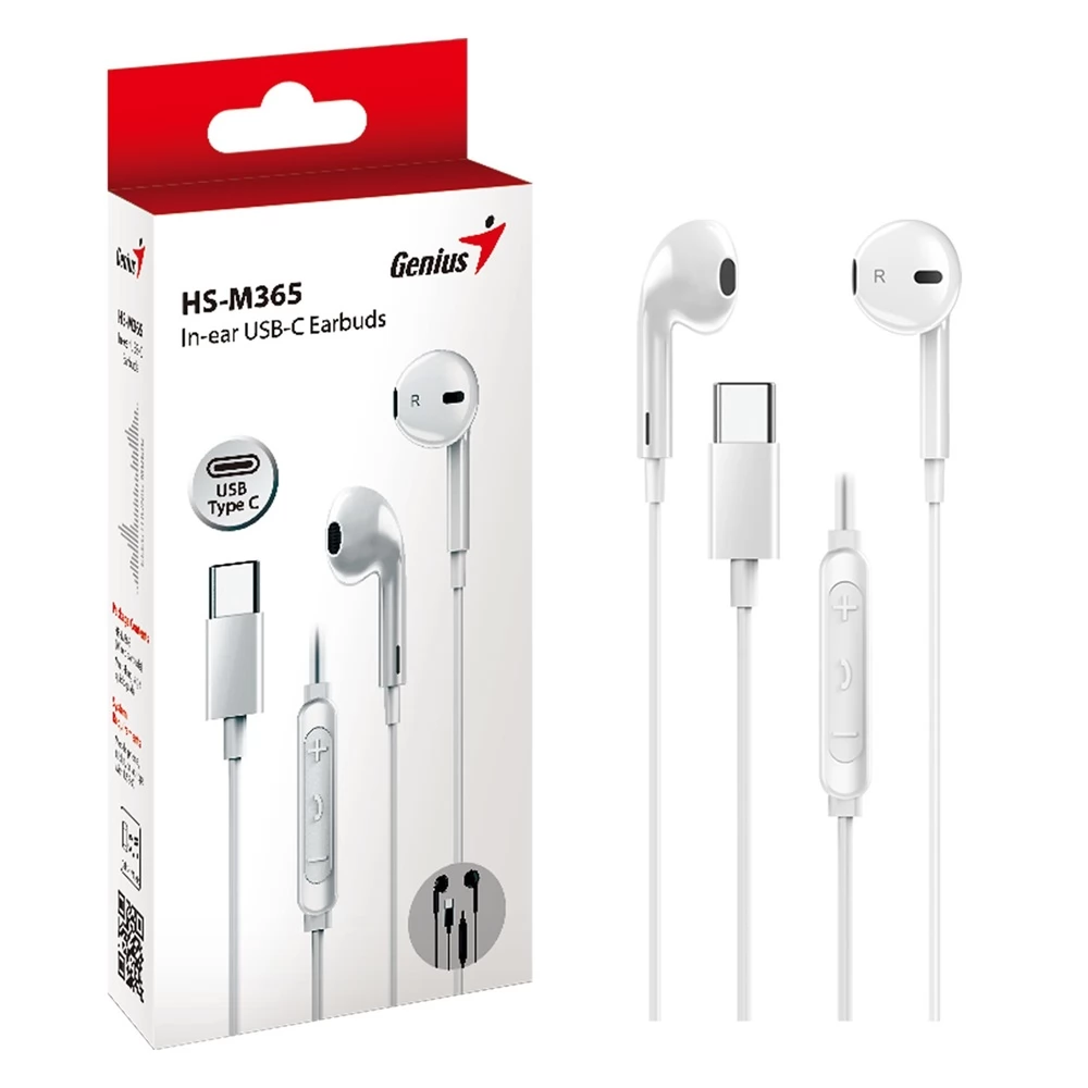 GENIUS HS-M365 USB-C fehér