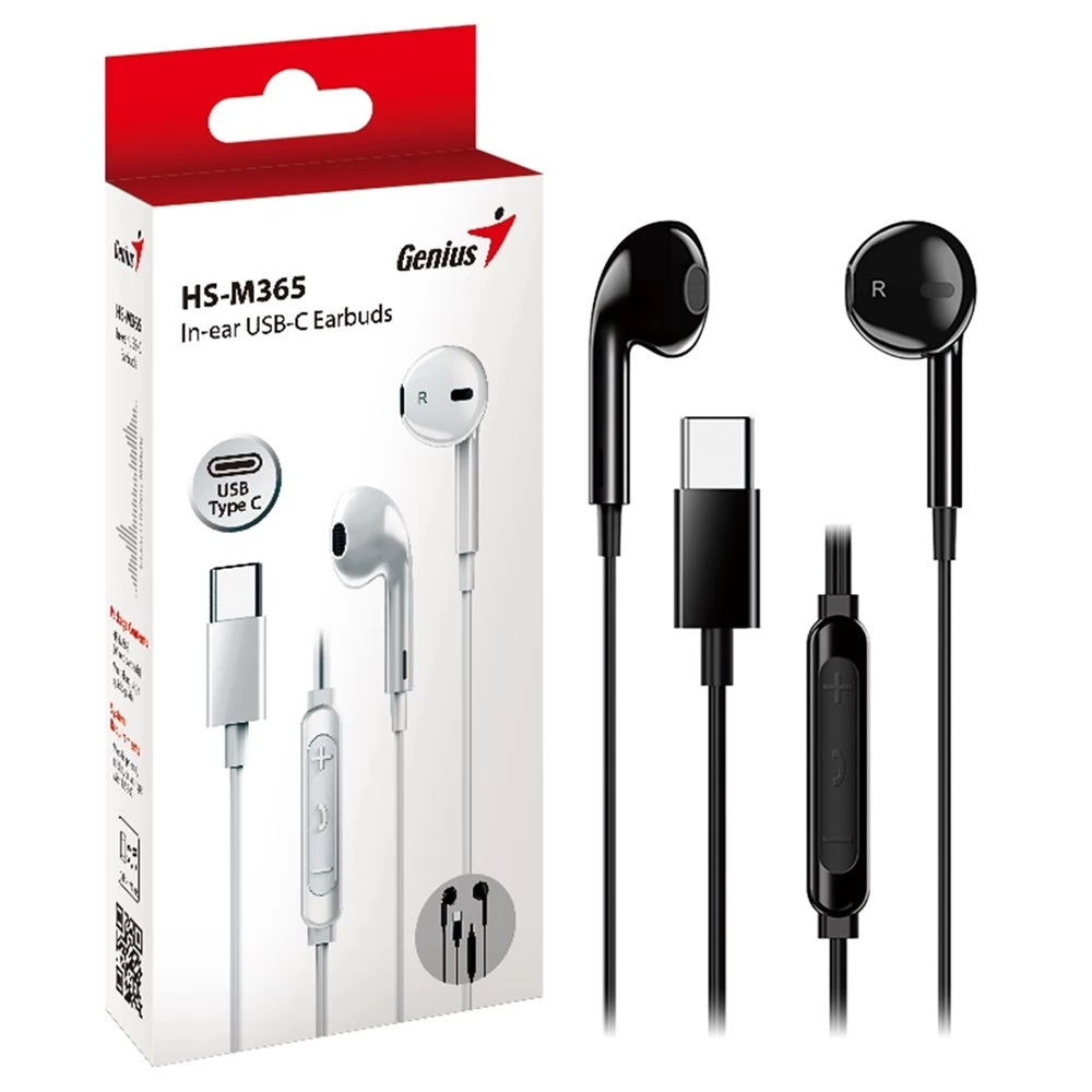 GENIUS HS-M365 USB-C fekete