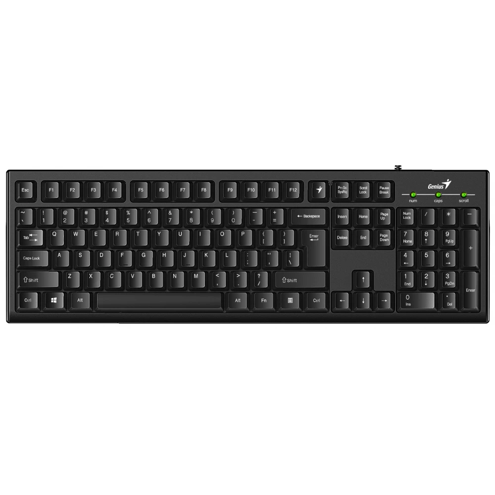 GENIUS KB-100 Angol fekete