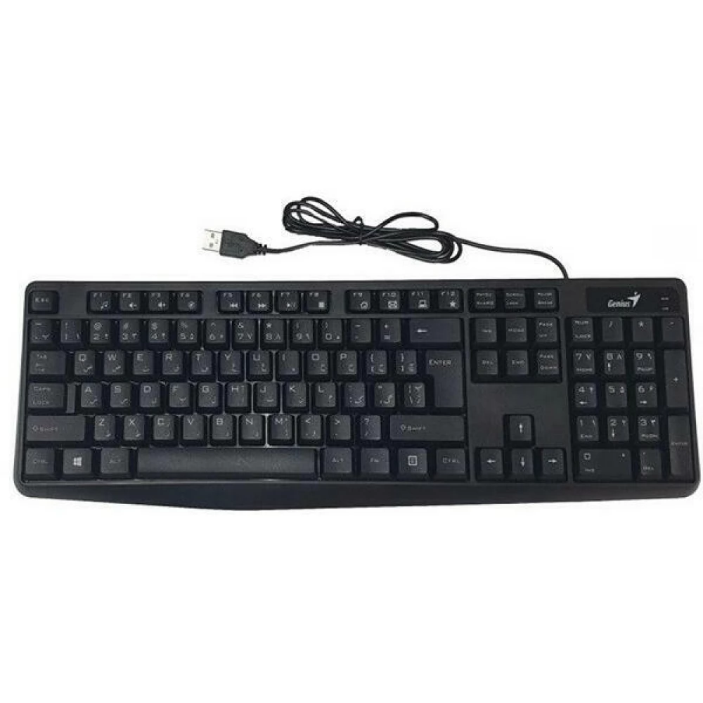 GENIUS KB-117 Billentyűzet US Angol fekete