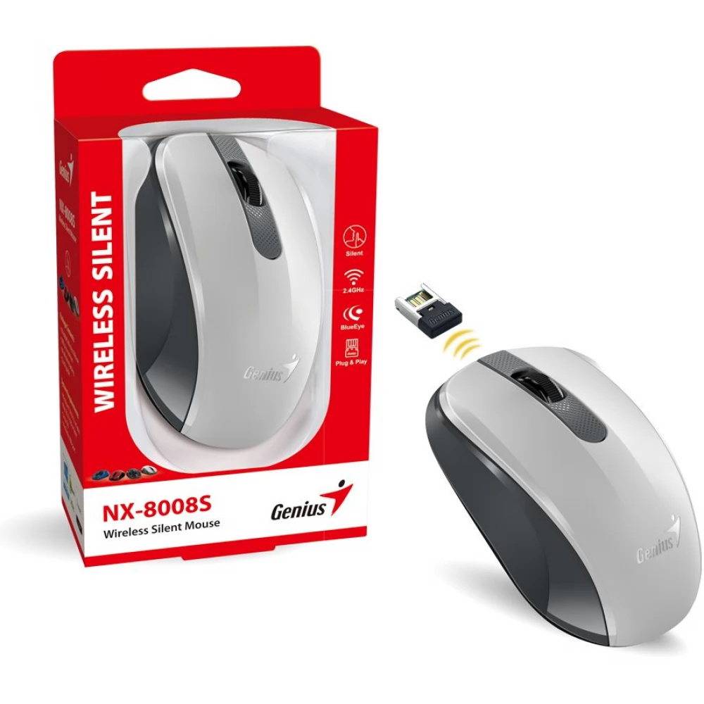 GENIUS NX-8008S fehér-szürke