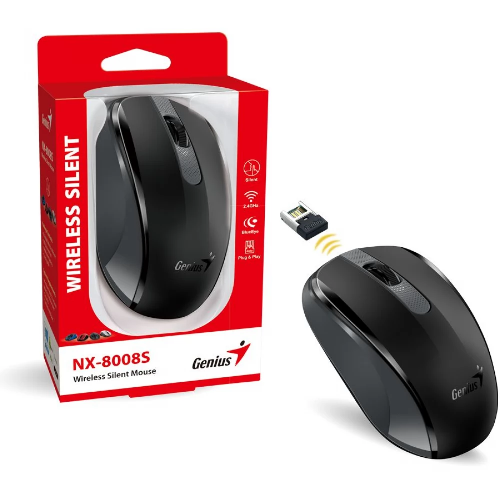 GENIUS NX-8008S fekete