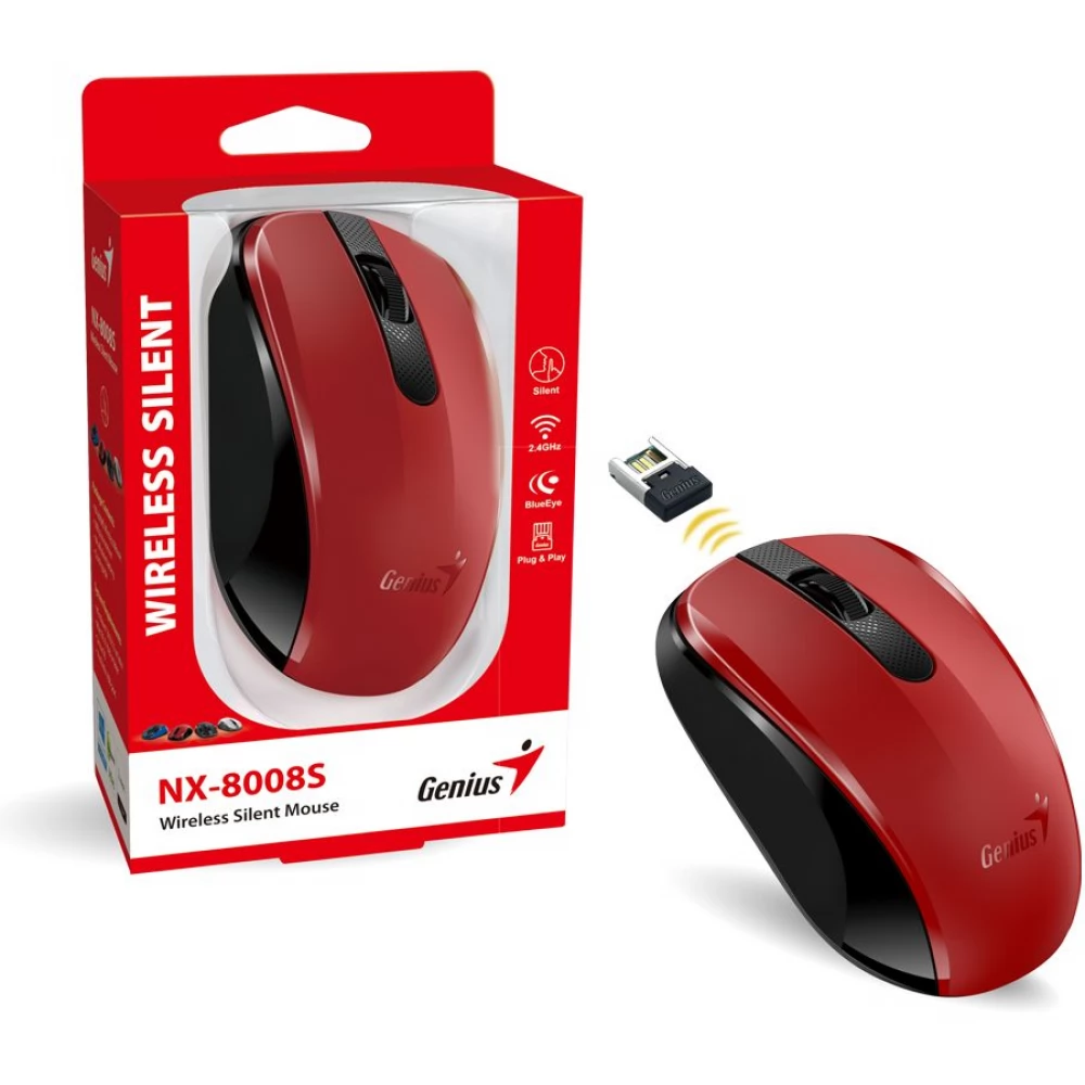 GENIUS NX-8008S piros