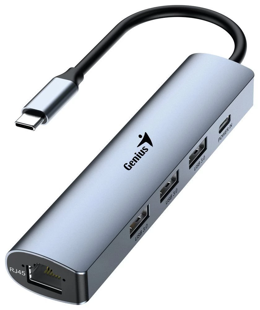 GENIUS UH-545 Notebook Hub szürke