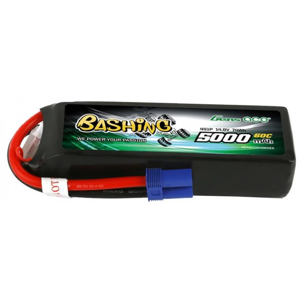 GENS ACE Bashing 5000mAh 14.8V 4S1P 60C EC5