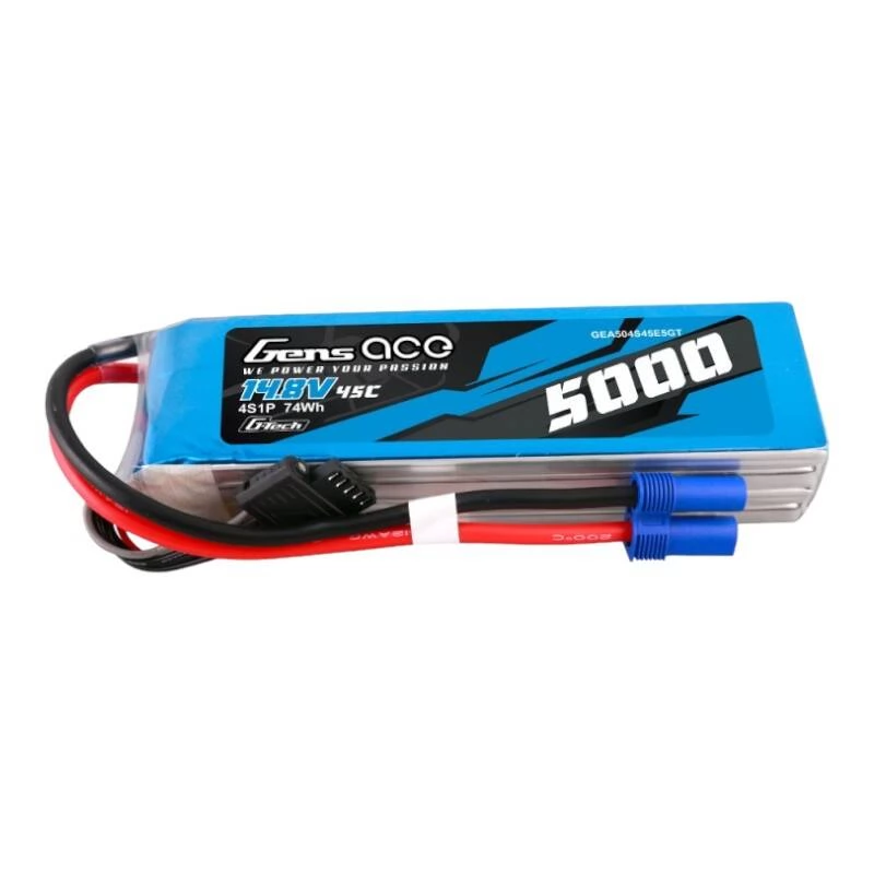 GENS ACE G-Tech 5000mAh 14.8V 45C 4S1P EC5 LiPo akkumulátor