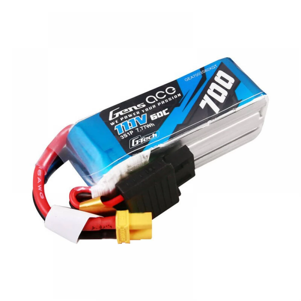 GENS ACE G-Tech 700mAh 11.1V 60C 3S1P XT30 LiPo akkumulátor