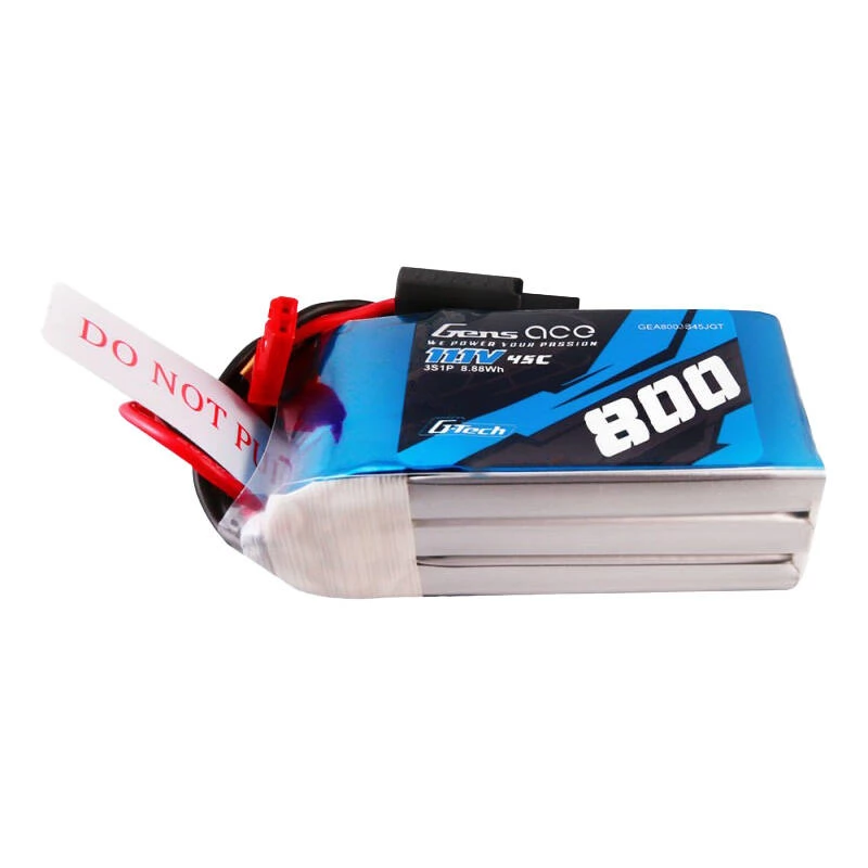 GENS ACE G-Tech 800mAh 11.1V 45C 3S1P JST LiPo akkumulátor