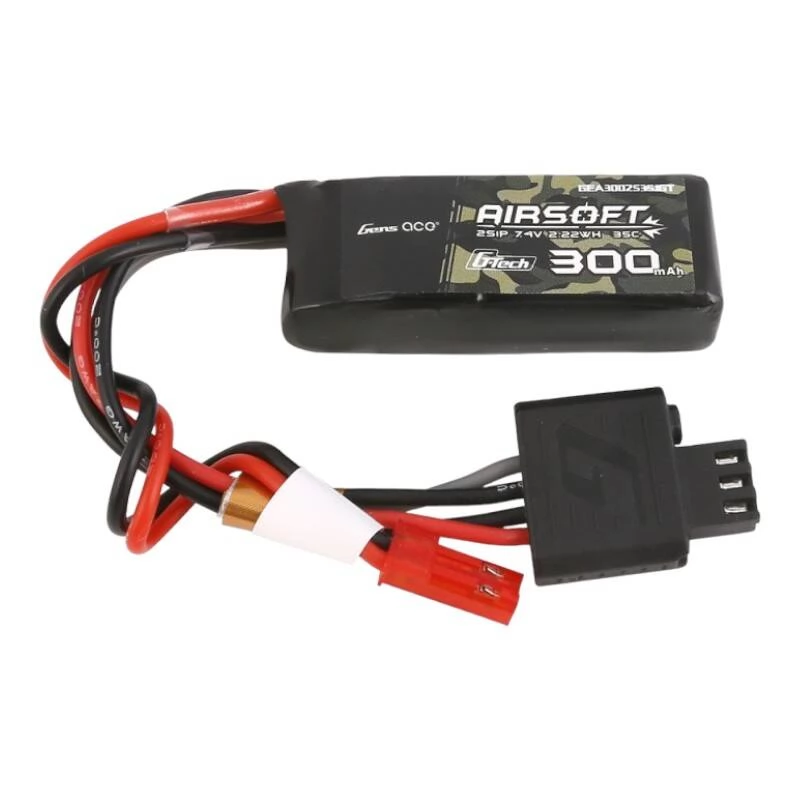 GENS ACE G-Tech Airsoft 35C 300mAh 2S1P 7.4V JST-SYP LiPo akkumulátor