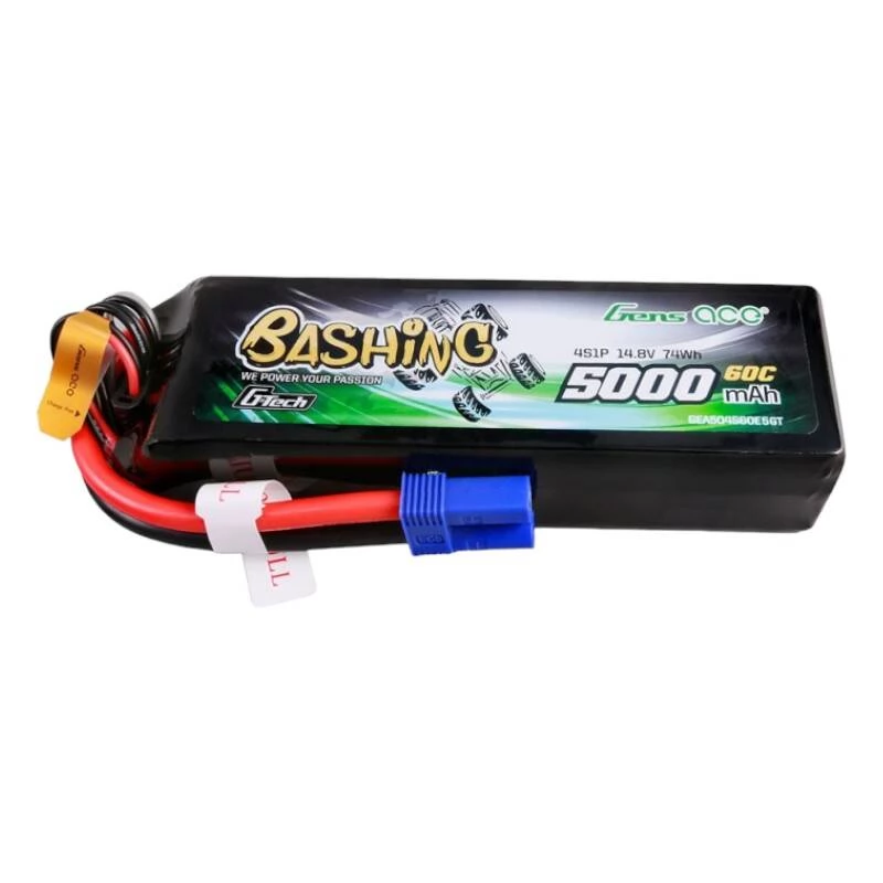 GENS ACE G-Tech Bashing 5000mAh 14.8V 4S1P 60C EC5 LiPo akkumulátor