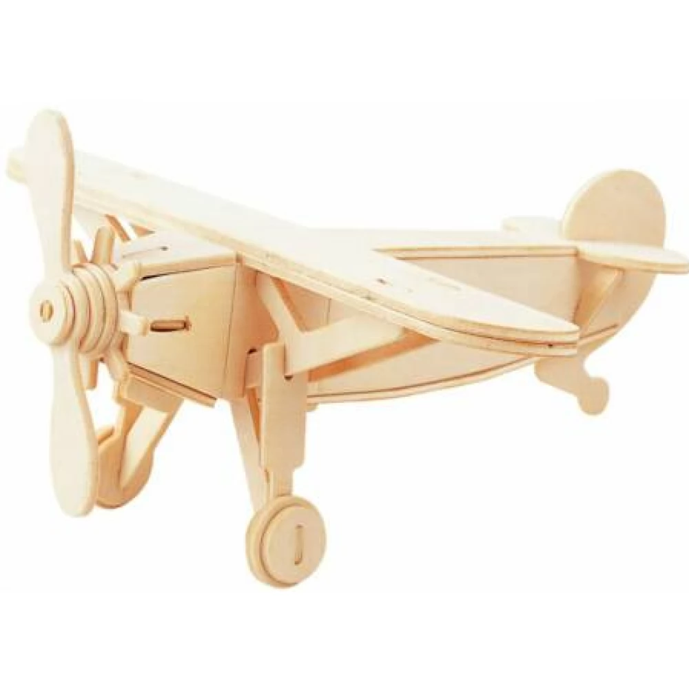GEPETTOS WORKSHOP Repülőgép 3D fa puzzle 473147