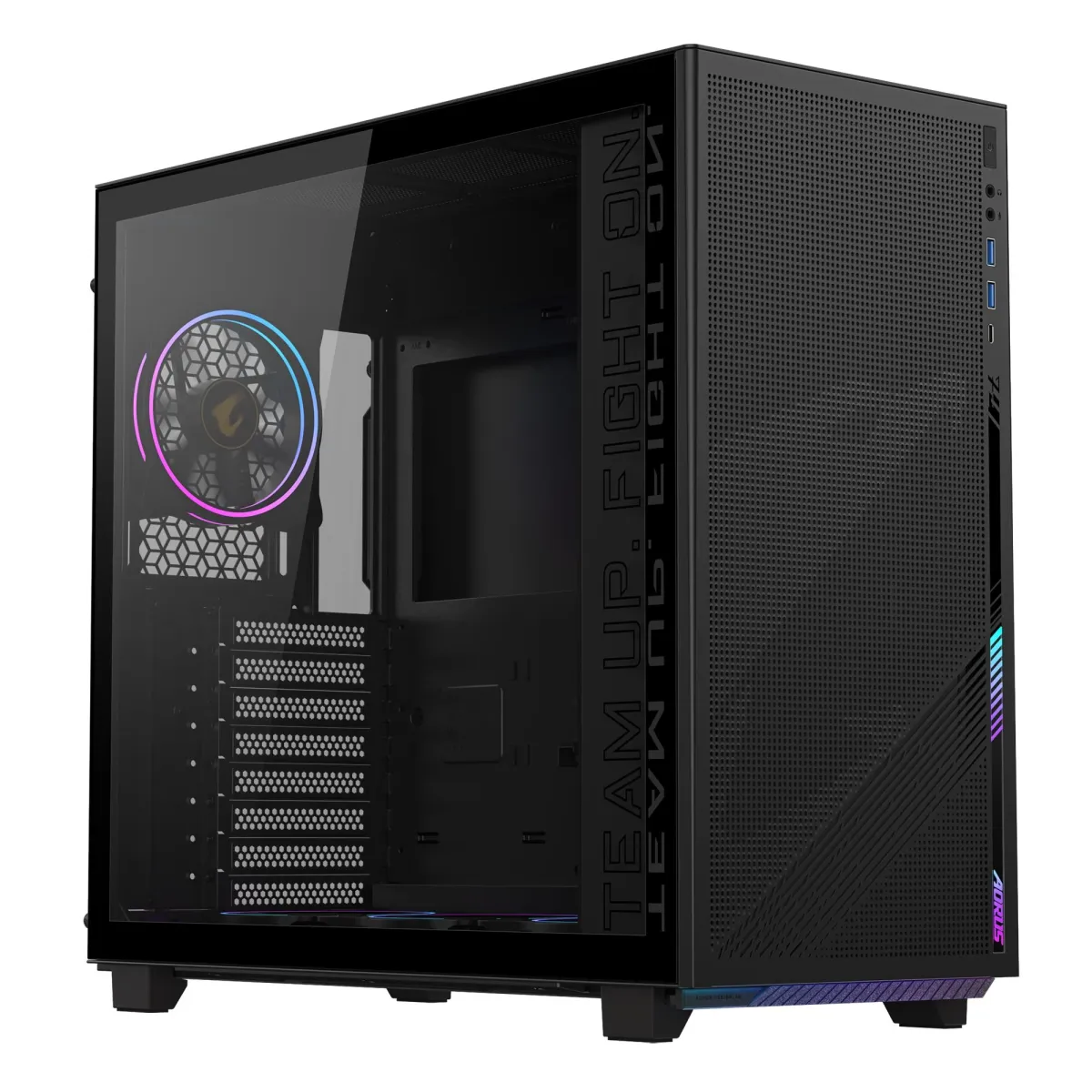 GIGABYTE Aorus C400 Glass fekete