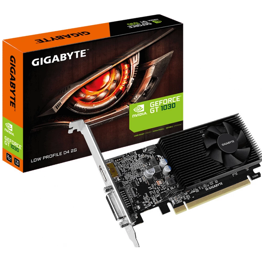 GIGABYTE GV-N1030D4-2GL GeForce GT 1030 2GB DDR4 Low Profile PCIE