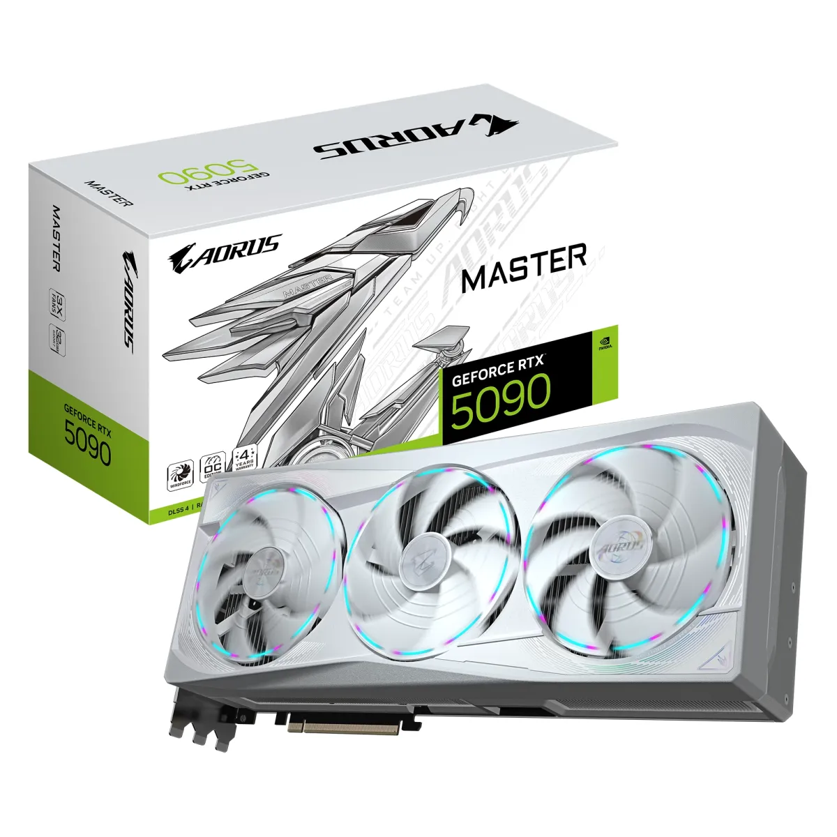 GIGABYTE GV-N5090AORUSM ICE-32GD AORUS MASTER ICE GeForce RTX 5090 32GB GDDR7 DLSS4