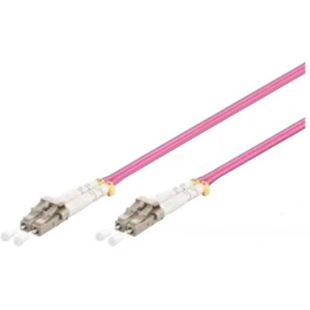 GIGALIGHT Fiber Optic LC Összekötő Rózsaszín 20m LCU-LCU-OM4-20M-D