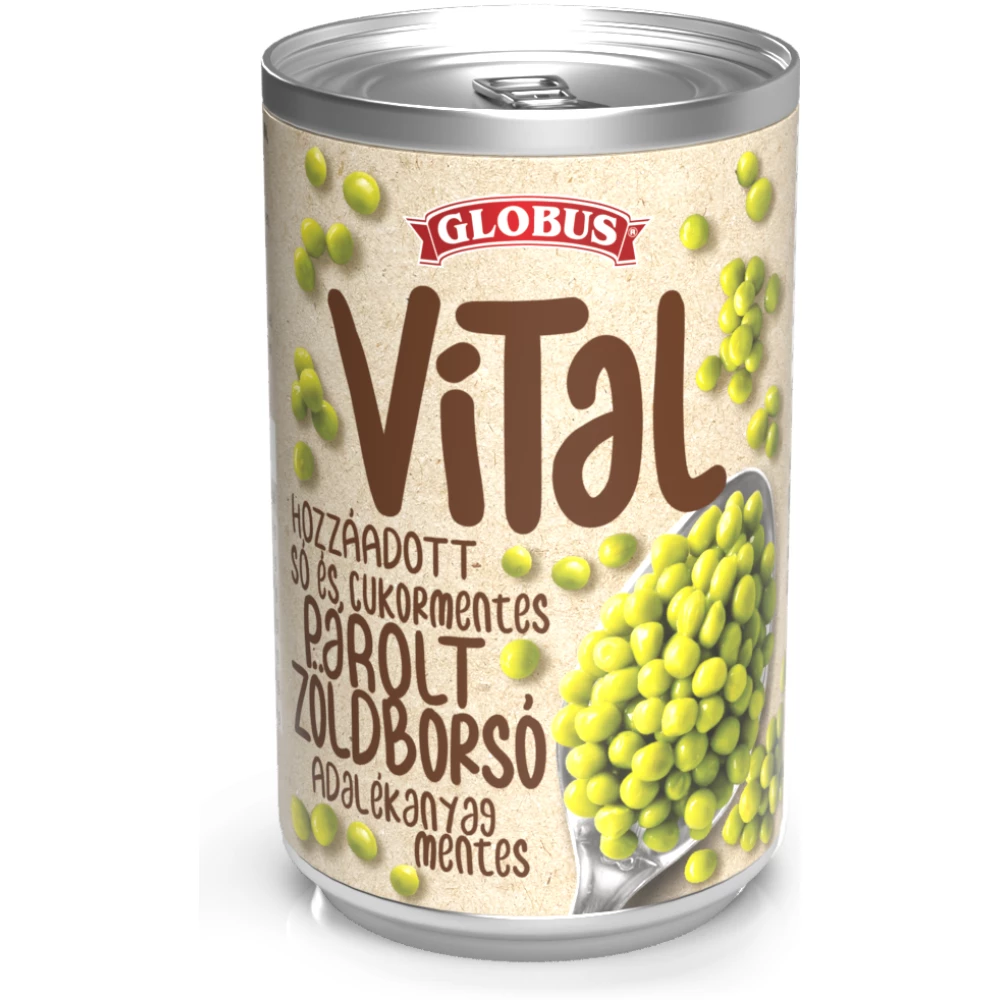 GLOBUS vital zöldborsó konzerv 285 g 1 db