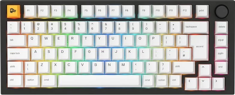 GLORIOUS GMMK PRO 75% Prebuilt UK Angol fekete