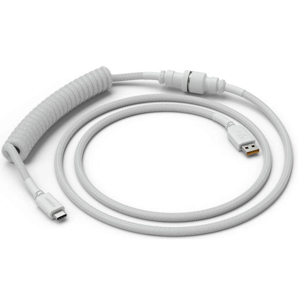 GLORIOUS USB-C Spirálkábel fehér
