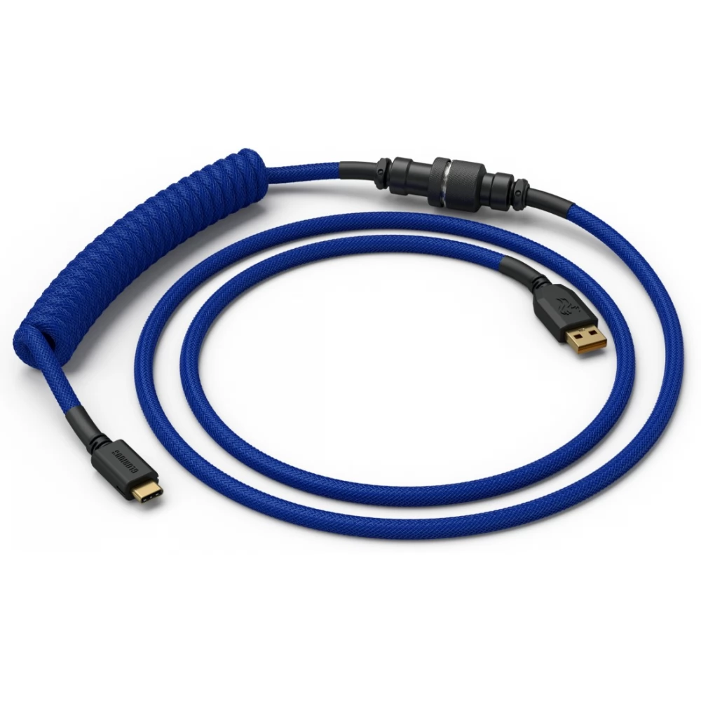 GLORIOUS USB-C Spirálkábel kék
