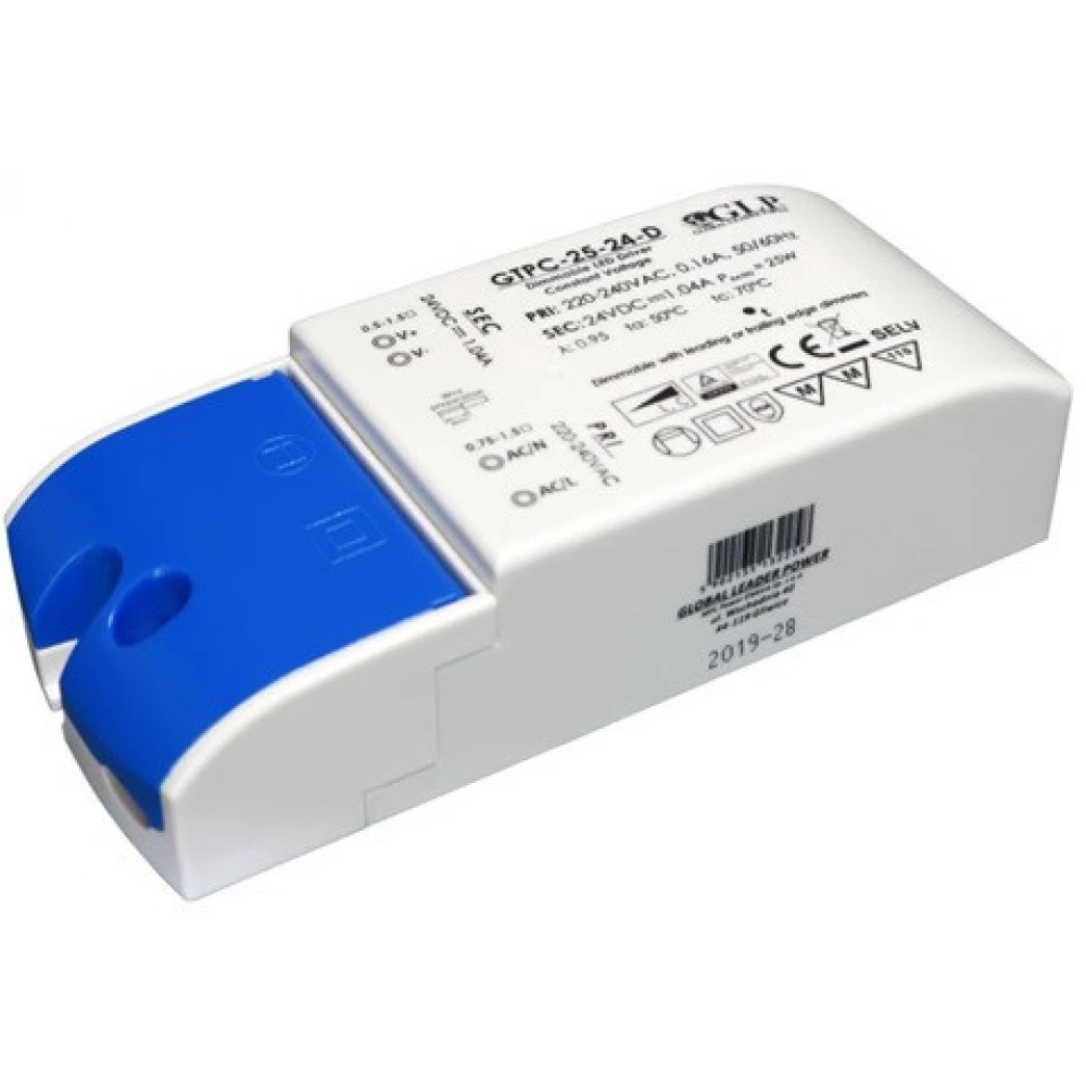 GLP GTPC-25-24-D 24V/1.04A 25W IP20 LED tápegység