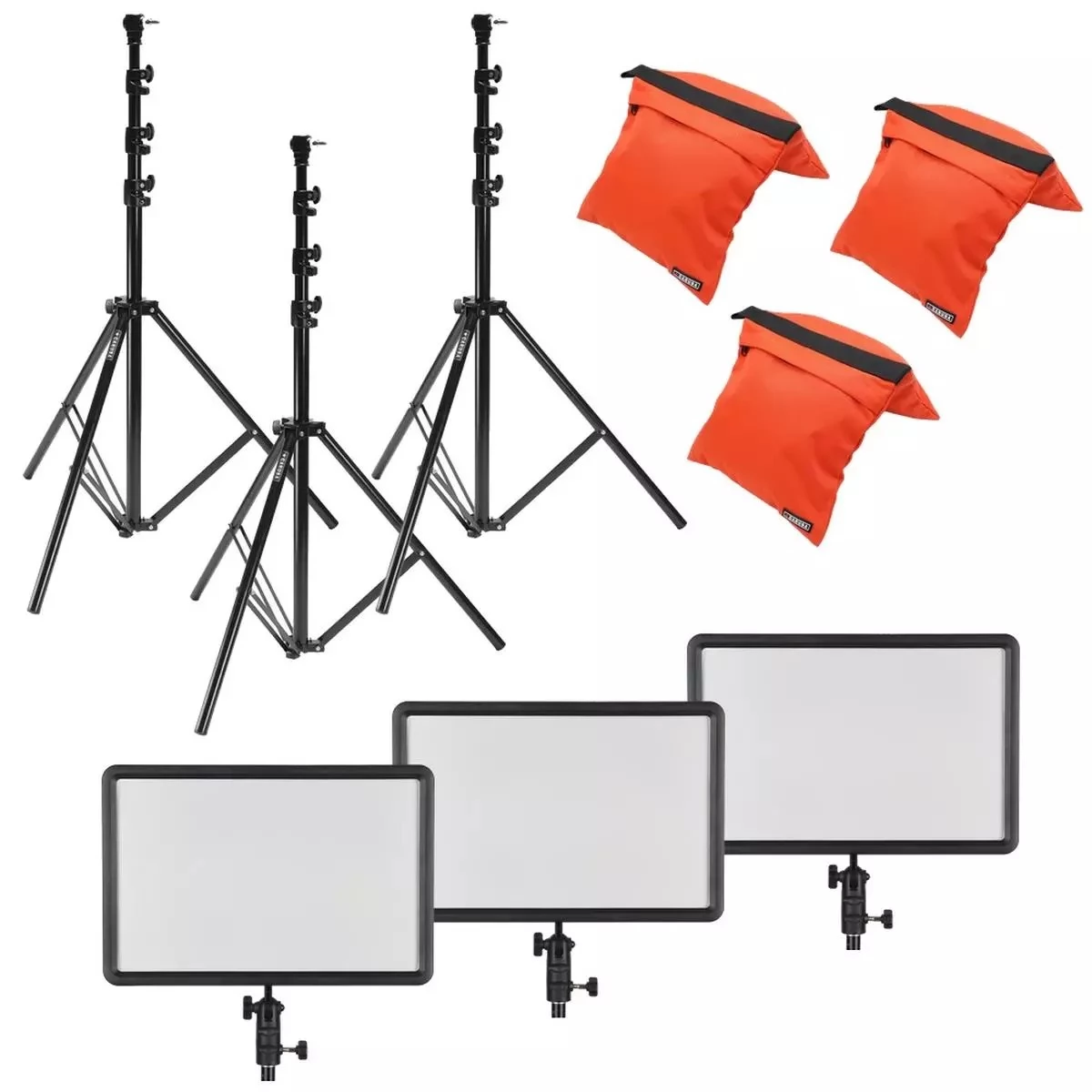 GODOX LEDP260C Slim Bi-color led lámpa Triple Starter Kit
