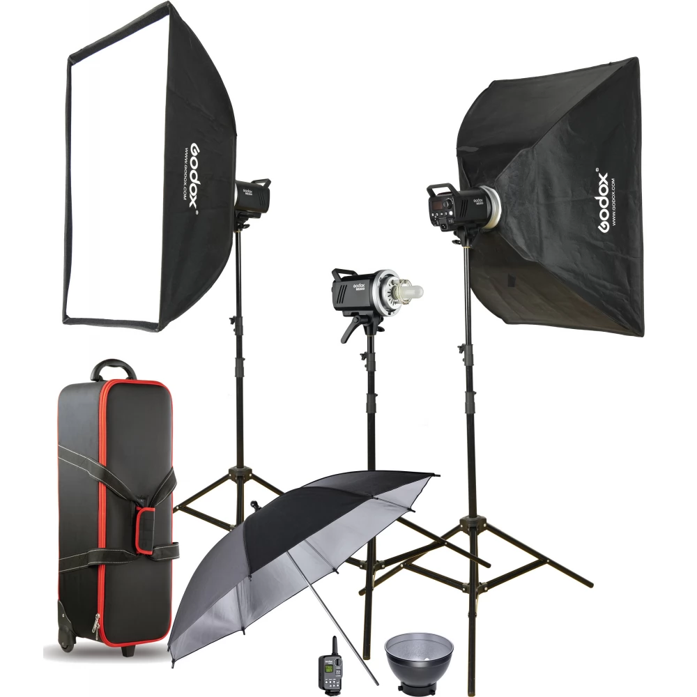 GODOX MS300-D 3 db-os világítási csomag