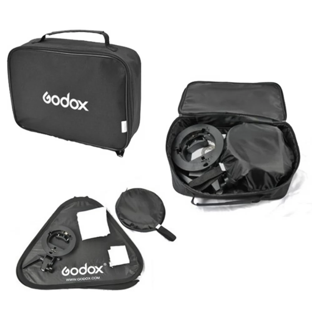 GODOX S-type Bracket Bowens + Softbox 60x60cm + Grid