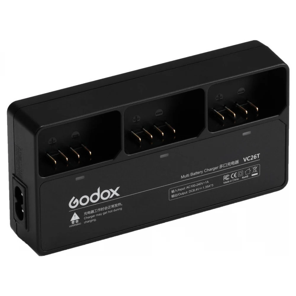 GODOX VC26T Multi akkutöltő állomás V1 vakuhoz