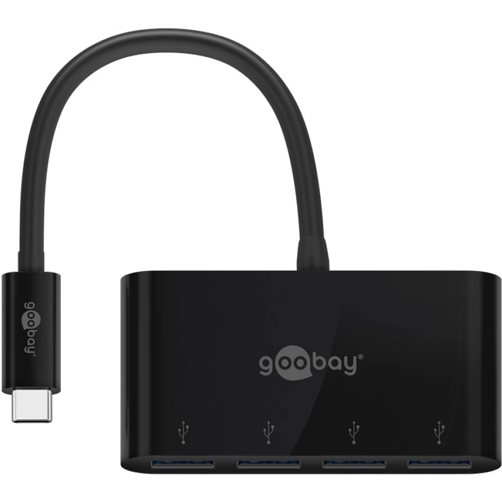 GOOBAY 4-Port USB-C Multiport Adapter