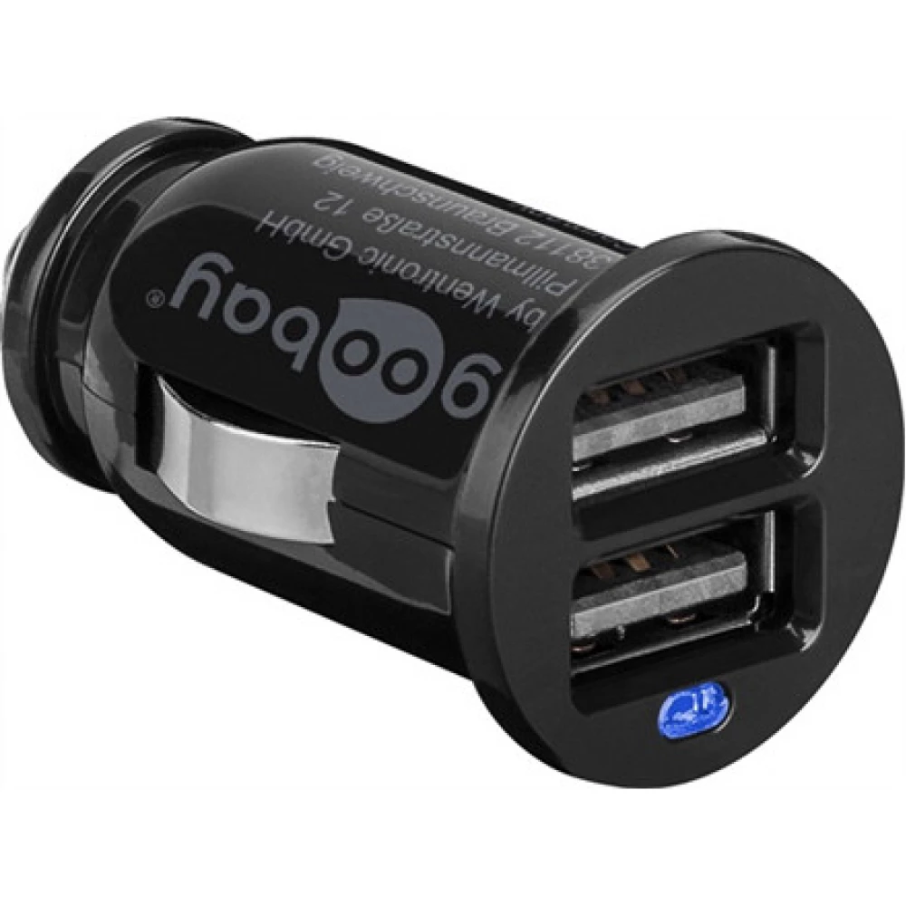 GOOBAY Autós töltő 2xUSB aljzattal 2100mA