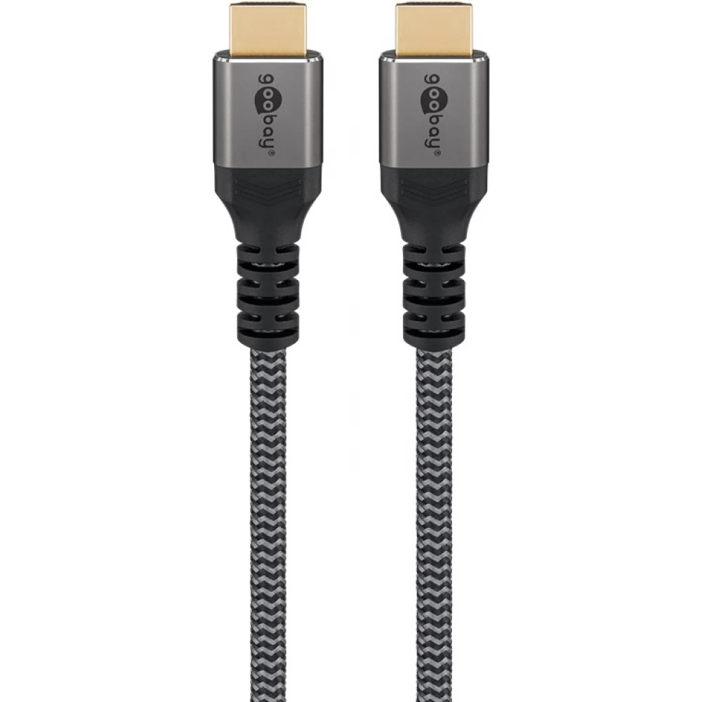 GOOBAY HDMI 2.0 Összekötő Fekete-Szürke 1m 64993